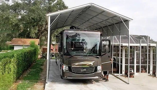 Metal RV Carports – RV Cover Kits & Custom RV Shelters for Sale