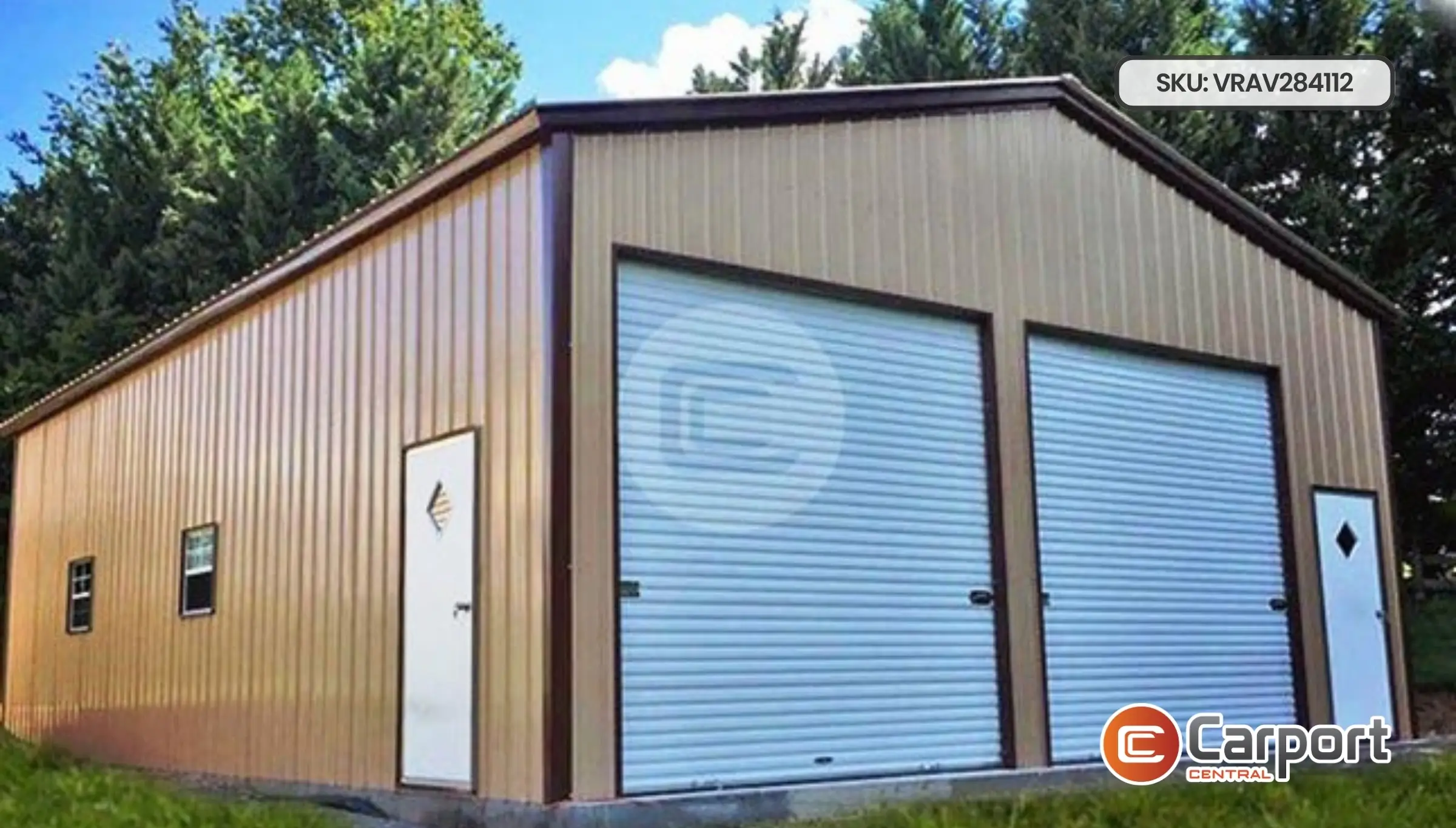 28'x40' Metal Garage Workshop