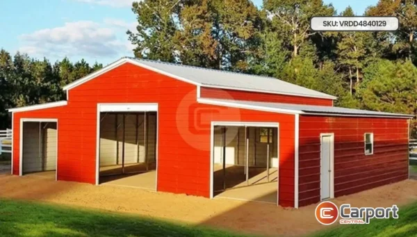 48'x40' Drop Down Style Barn