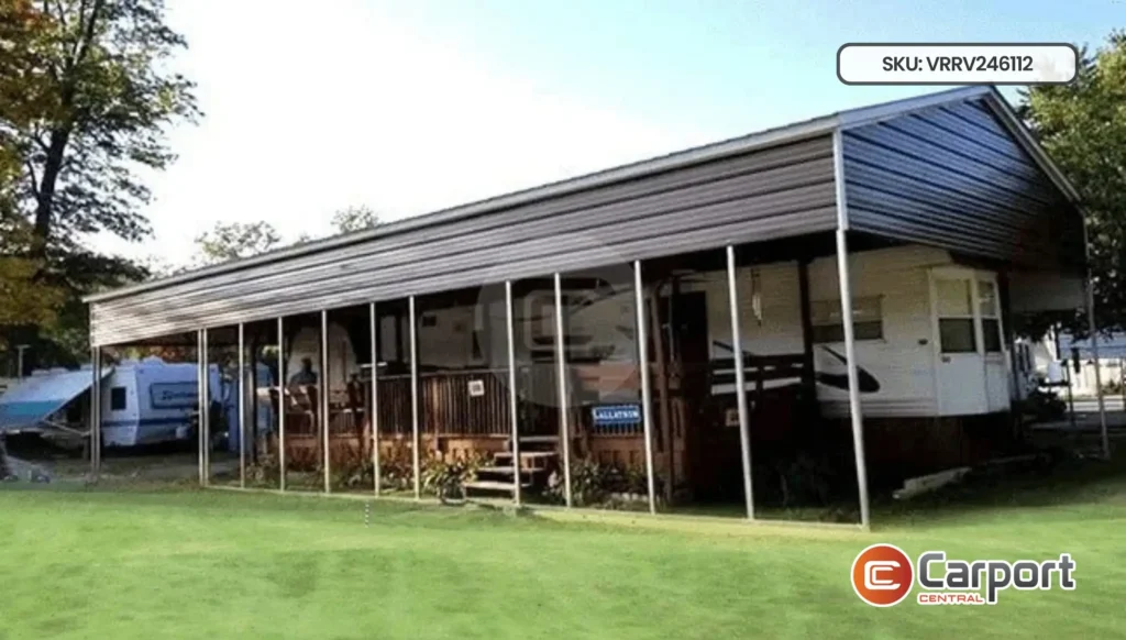 24'x60' Metal Trailer Cover