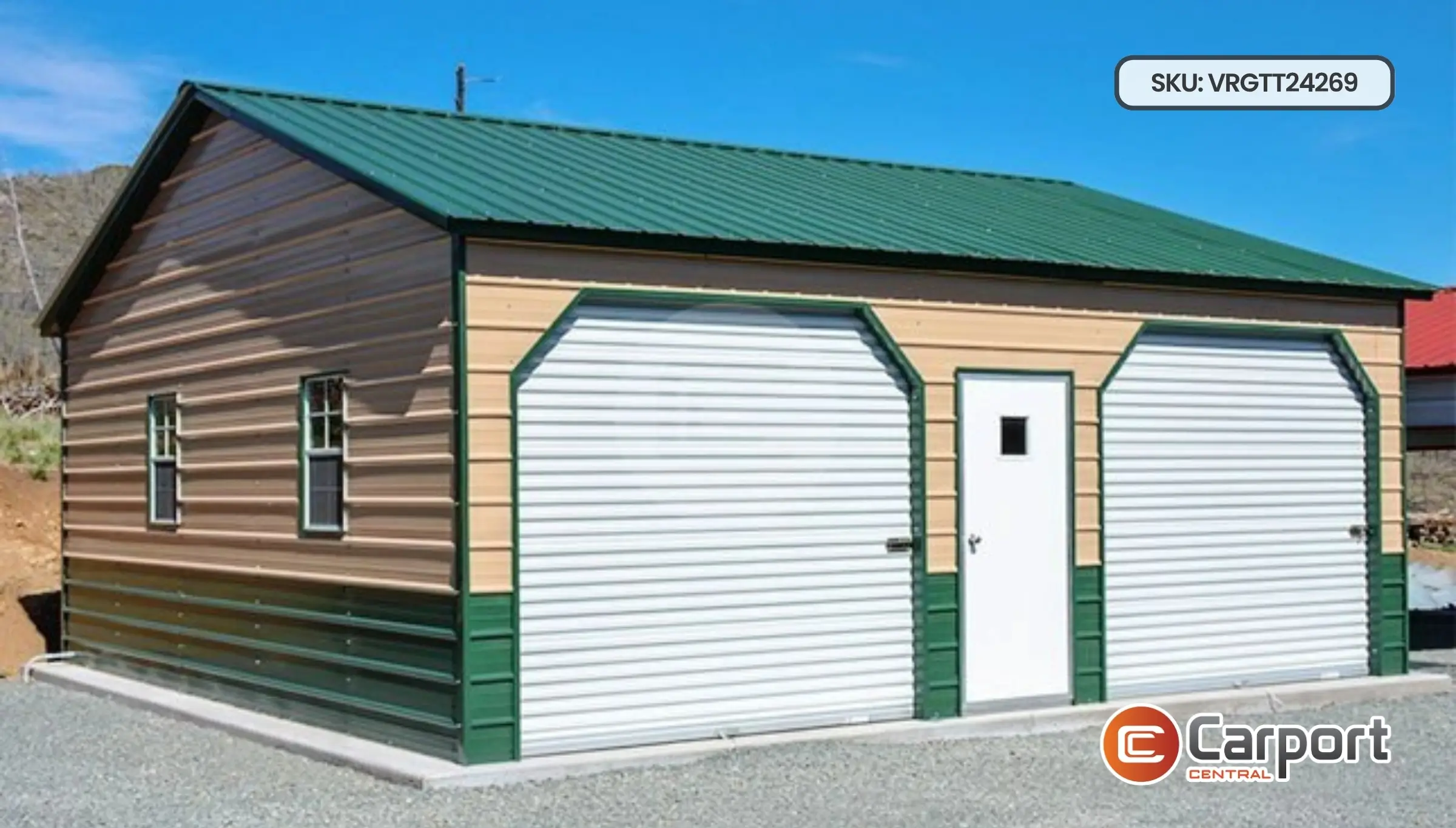 24'x26' Fully Enclosed Metal Structure