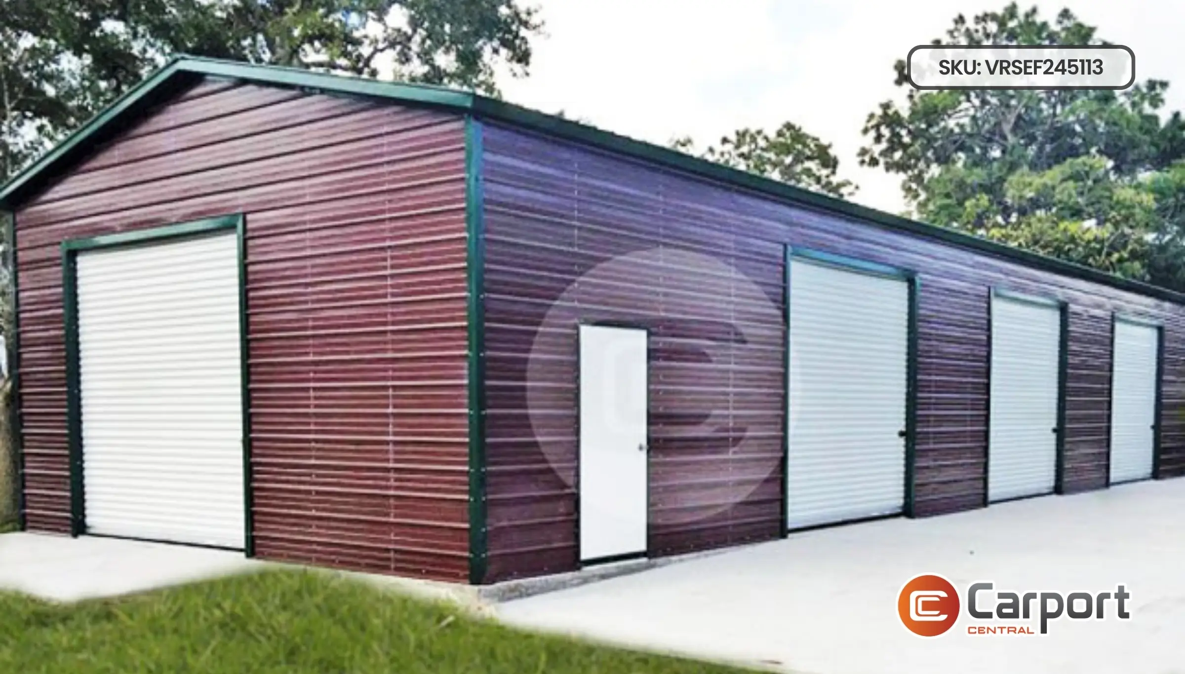 24'x50' Side Entry Garage Workshop