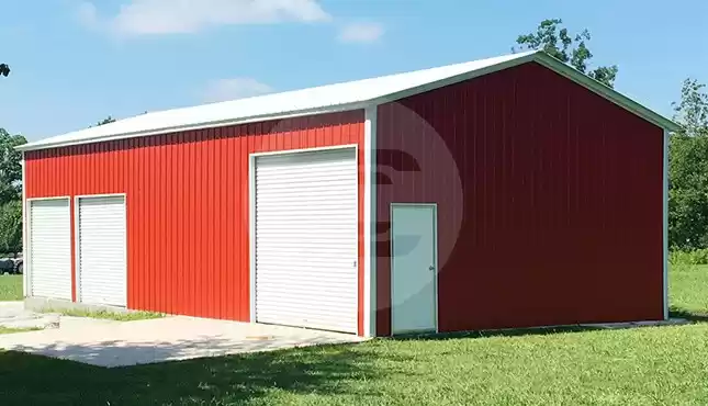 24×46 Enclosed Garage