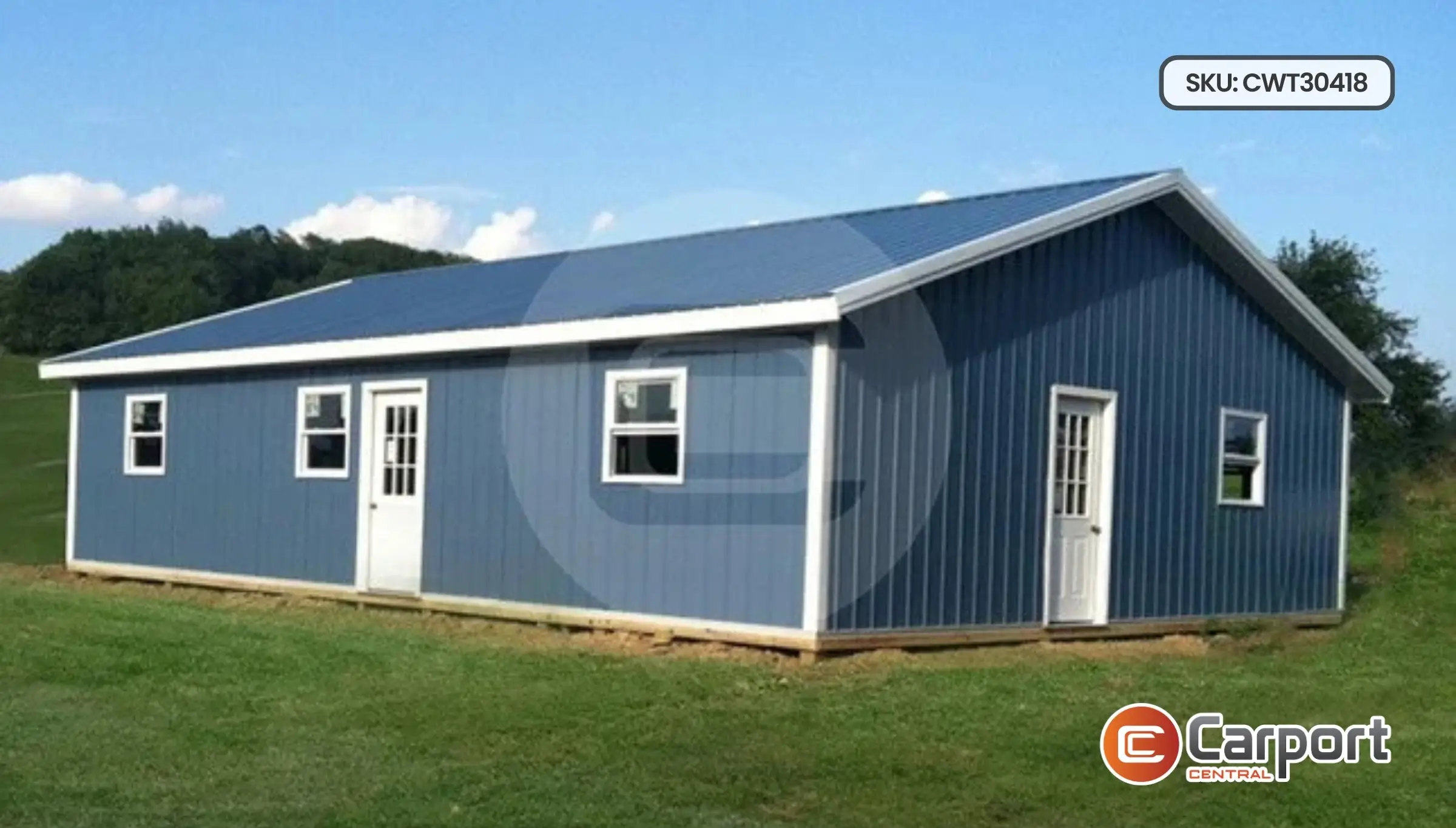 30'x40' Prefab Metal Building