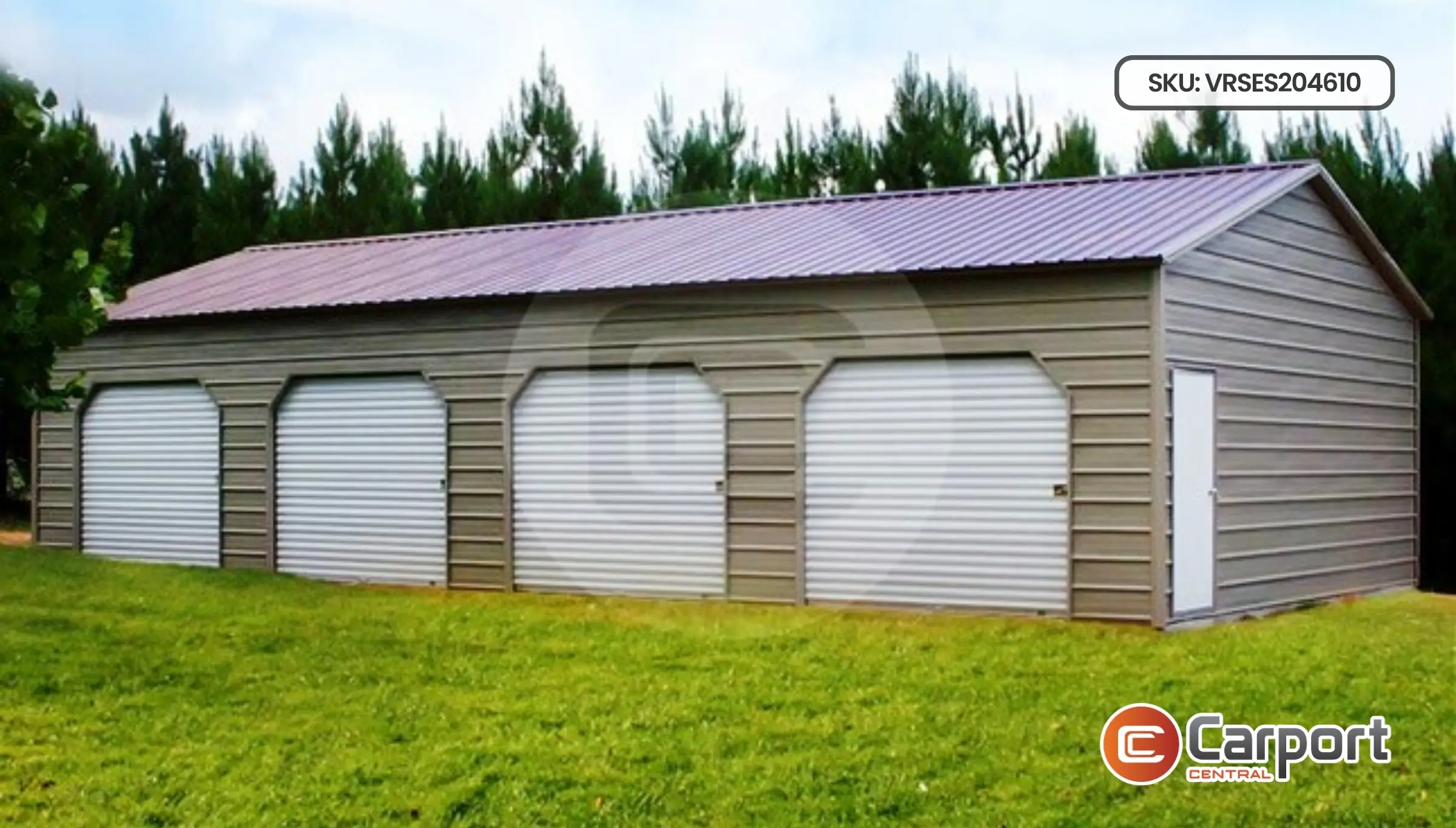 20'x46' Side Entry Storage Building