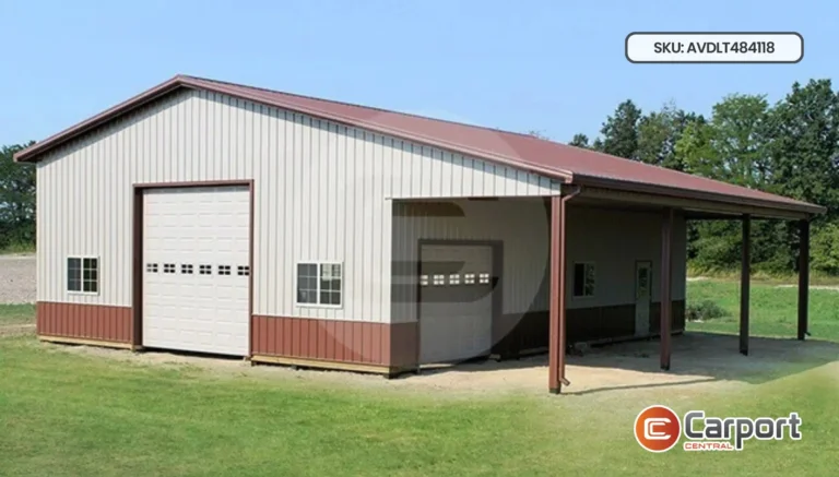 48’x40′ Lean-to Garage