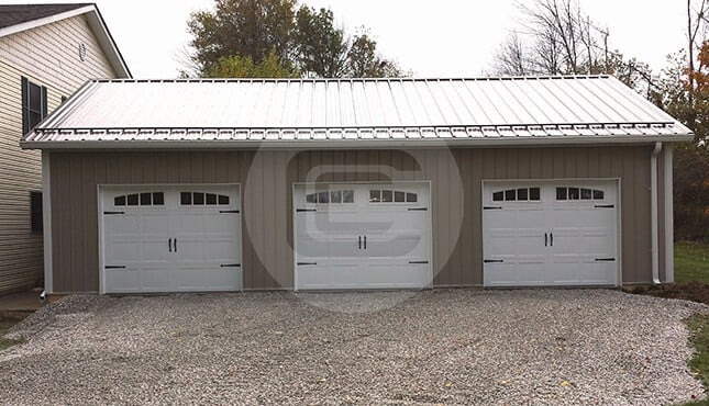 30’x40′ Side Entry Metal Garage