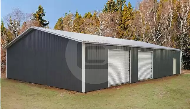 40×60 Clear Span Commercial Garage