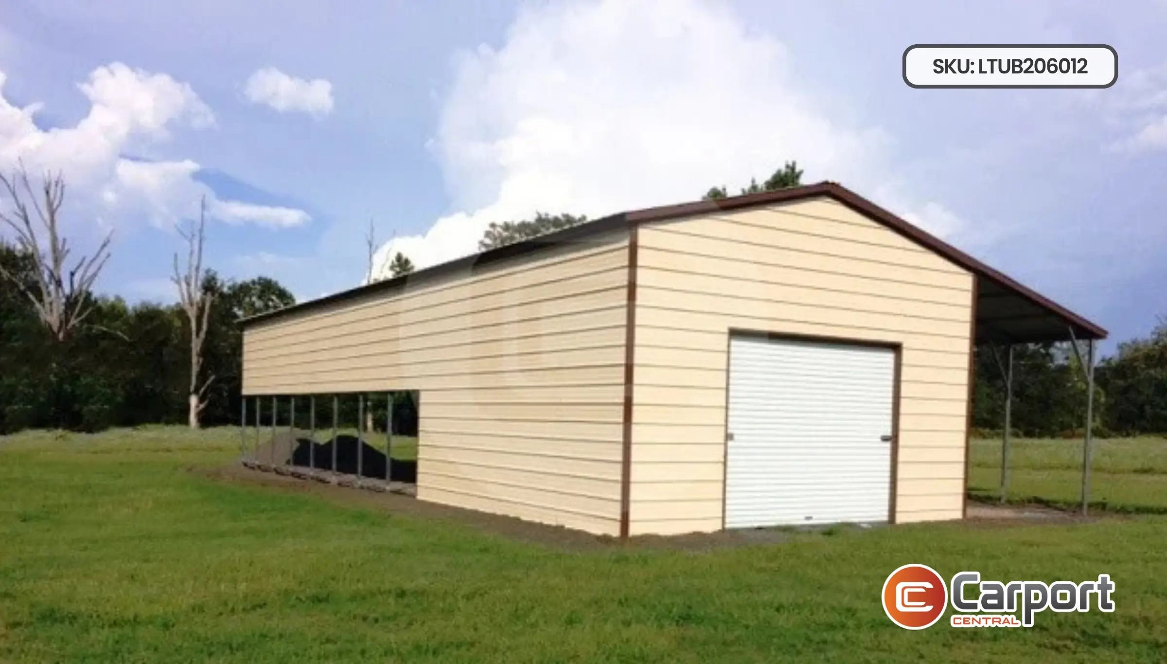 20'x60' Custom Metal Building