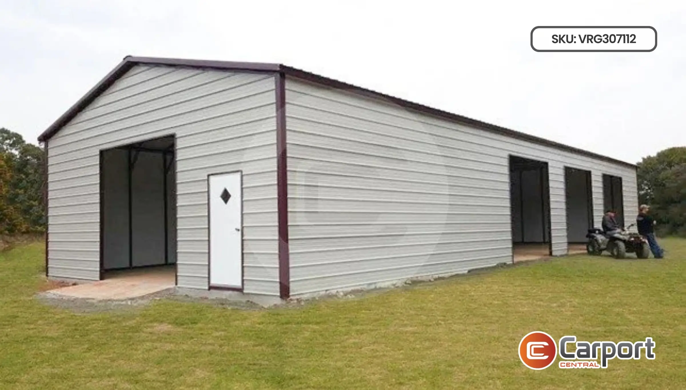 30'x70' Side Entry Commercial Garage