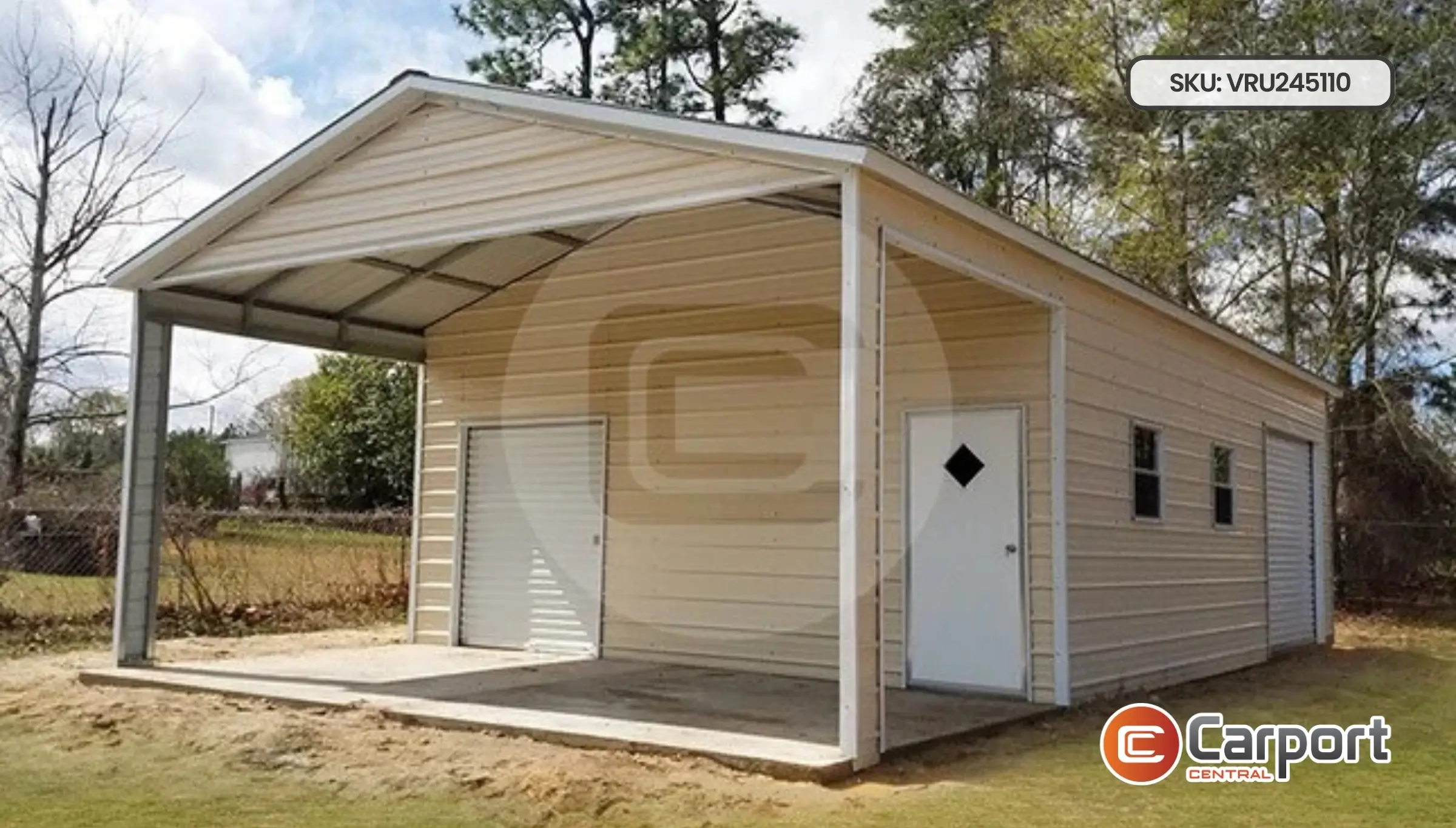 24'x50' Combo Utility Building