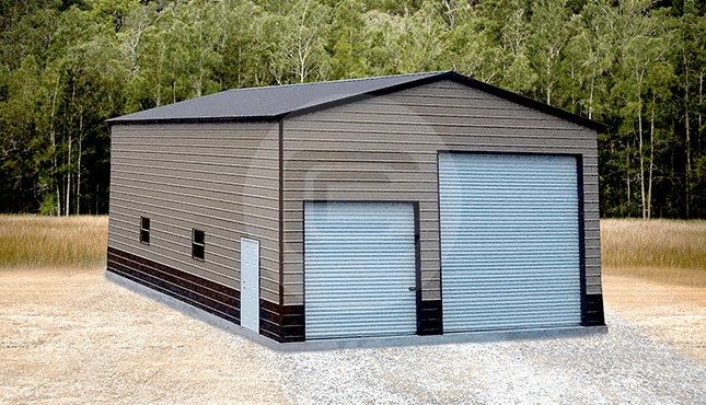 30x40 Large Garage Building | Commercial Metal Garage