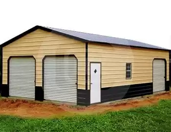 All Vertical Metal Garages