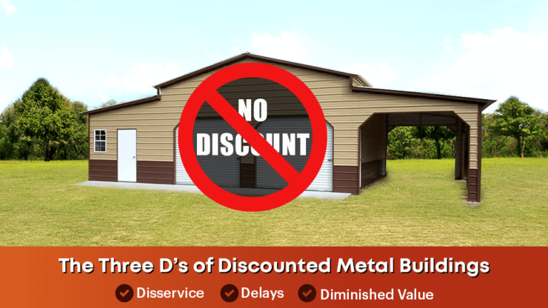 The Three D’s of Discounted Metal Buildings – Disservice, Delays & Diminished Value