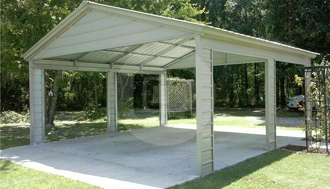 2 Car Metal Carports | Double Carport Prices | Carport for Two Cars