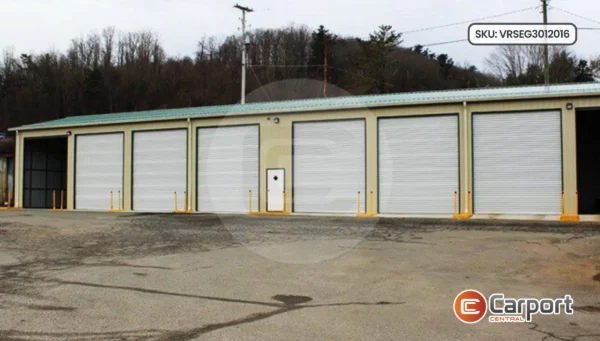 30’x120′ Commercial Side Entry Garage