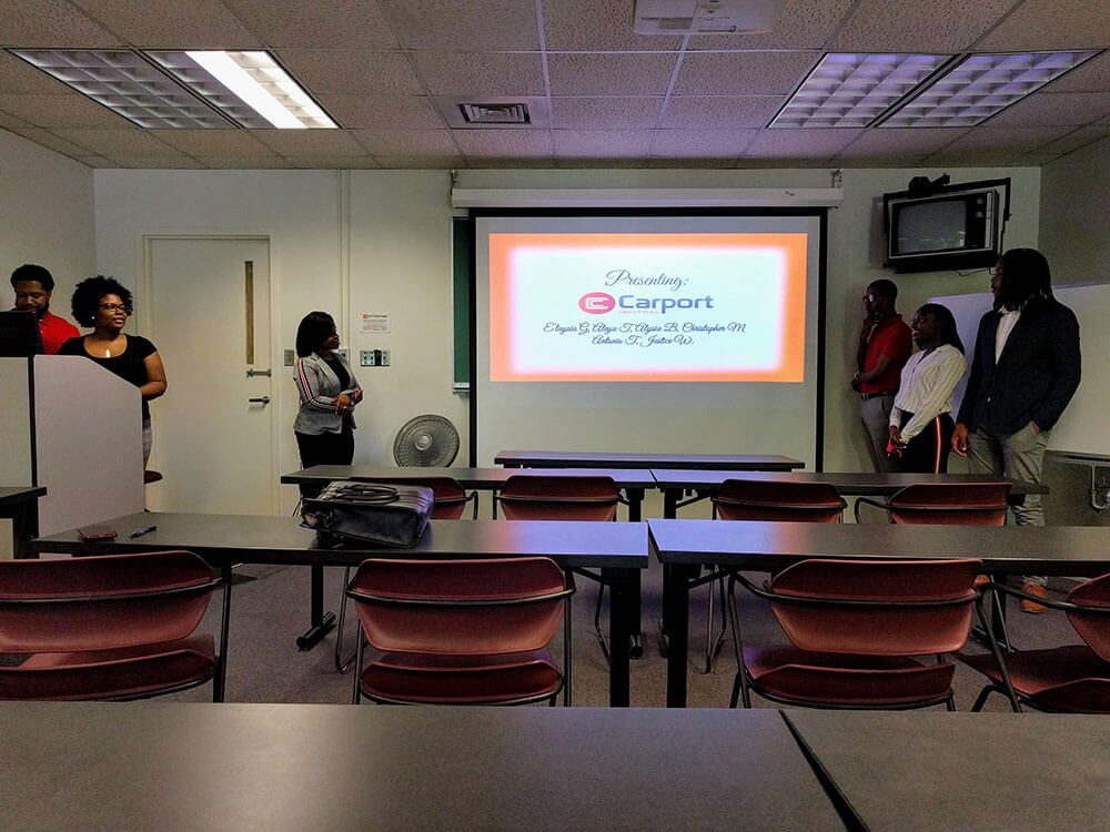 Carport Central Partners With WSSU Marketing Majors To Share Some “Real World” Business Knowledge
