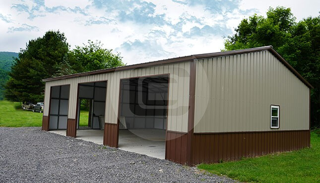 30x41 side entry garage