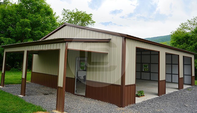 30x41 side entry garage