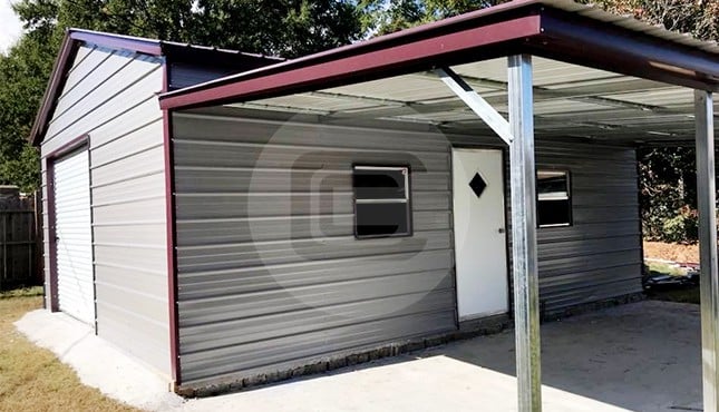 32 x 25 Metal Garage