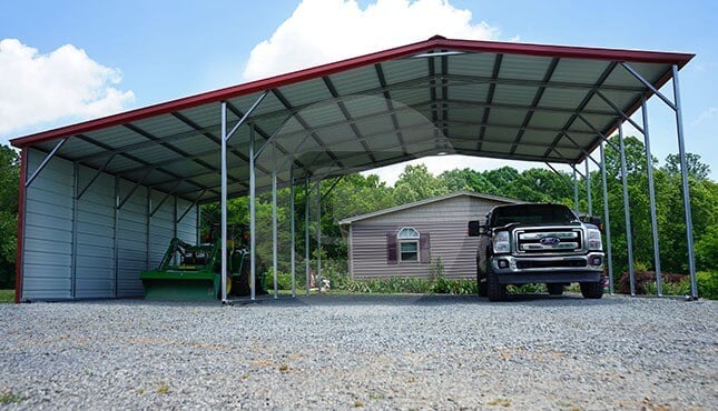 36x26 vertical carport