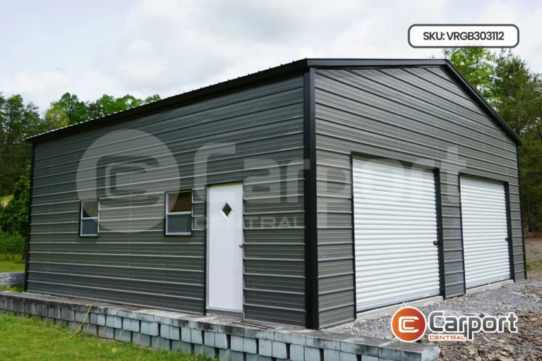 30’x30′ Metal Garage