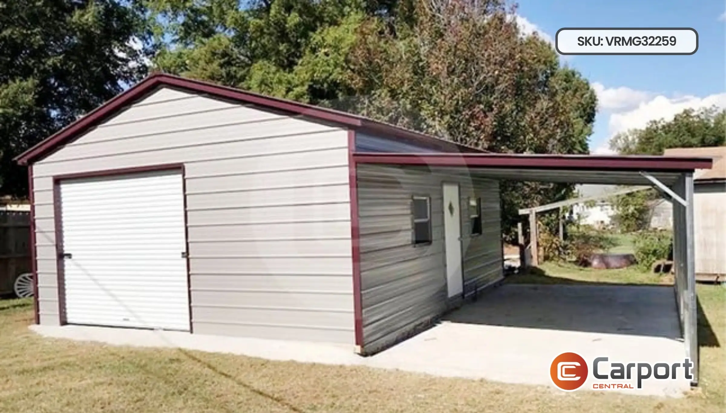 32'x25' Metal Garage