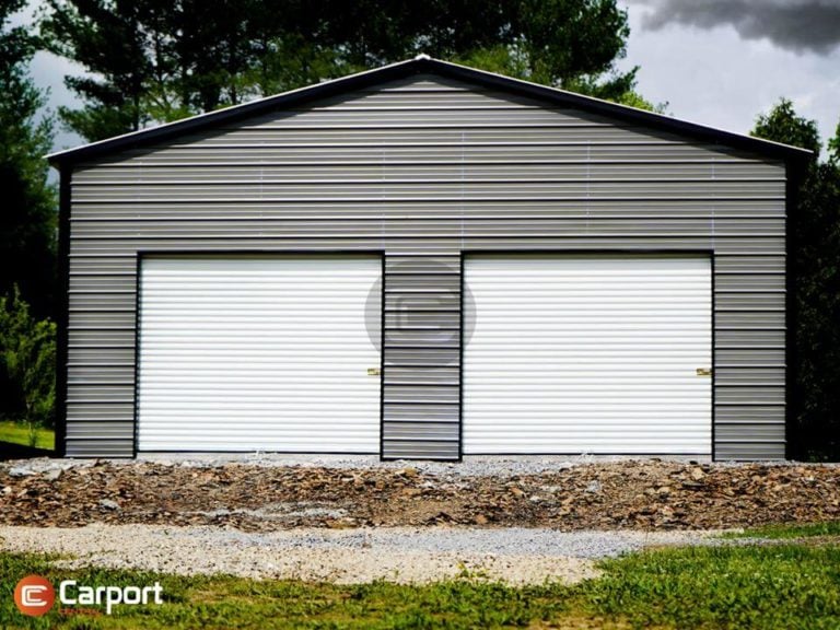 30×30 Two Car Metal Garage