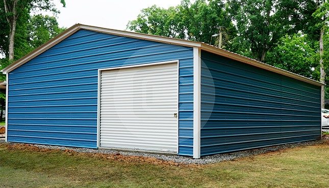 30x41 vertical roof garage