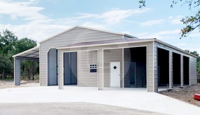54x40 Lean-to Garage