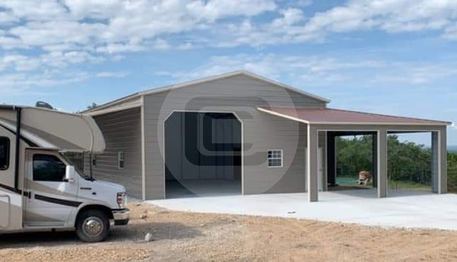 54x40 Lean-to Garage