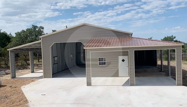 54x40 Lean-to Garage