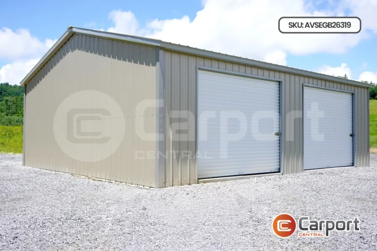 26’x30′ Steel Garage
