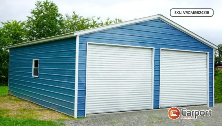 24’x30′ Metal Garage
