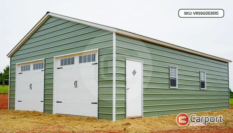 26’x36′ Steel Garage