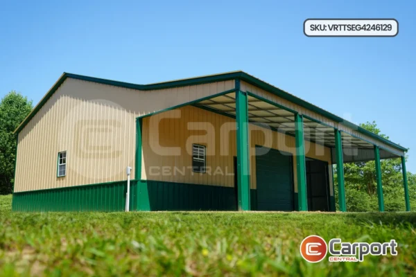 42’x46′ Steel Garage with Lean To