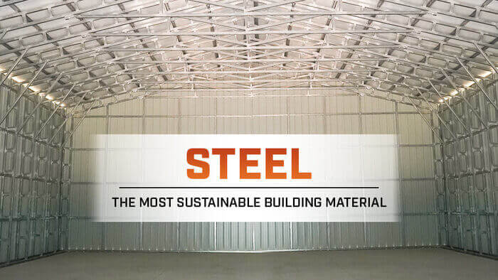 steel– the most sustainable building material