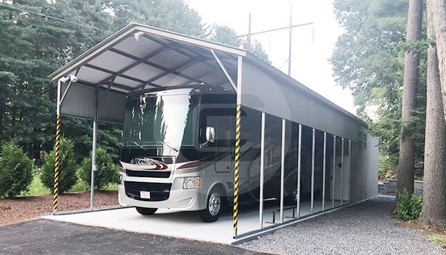 RV Carport Prices - Standard Steel RV Carport With Updated Prices