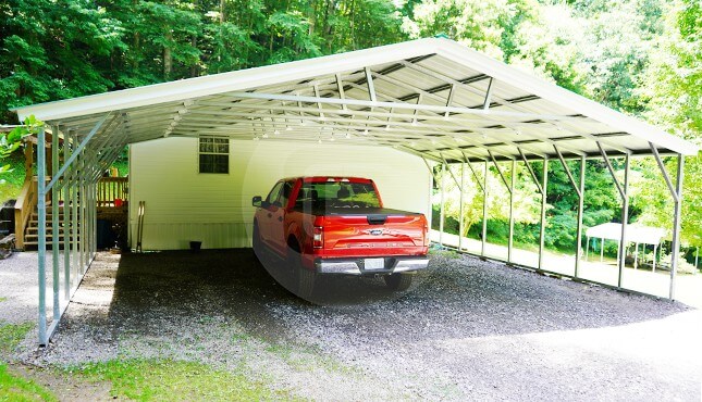 30x26 Vertical Roof Carport