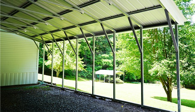 30x26 Vertical Roof Carport