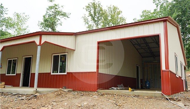 30x56 Steel Garage Building