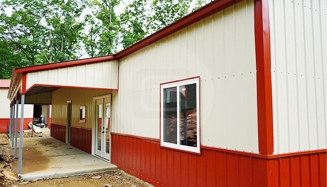30x56 Steel Garage Building