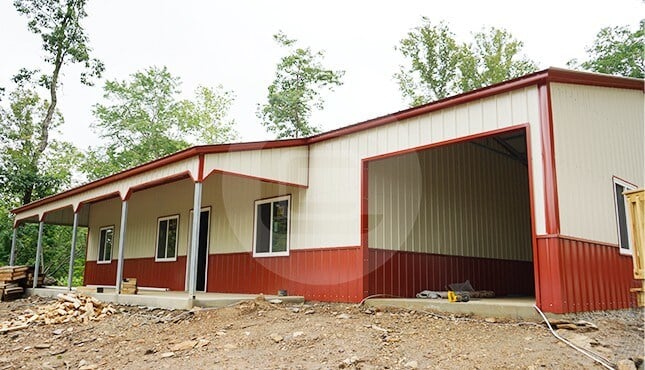 30x56 Steel Garage Building