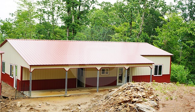 30x56 Steel Garage Building