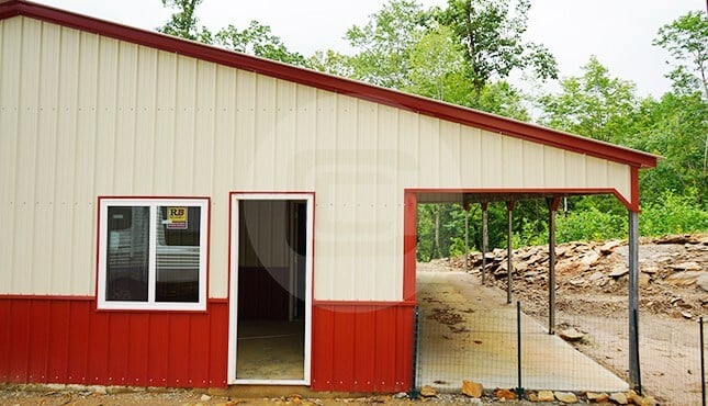 30x56 Steel Garage Building