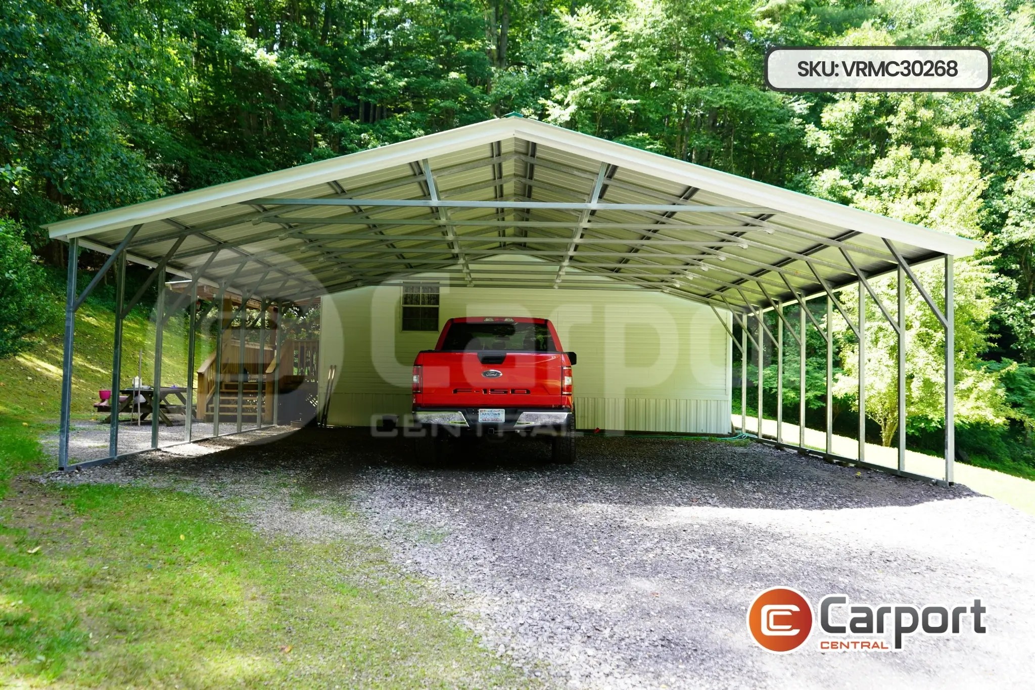 30'x26' Vertical Roof Carport