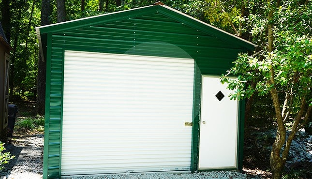 14x25 Metal Garage