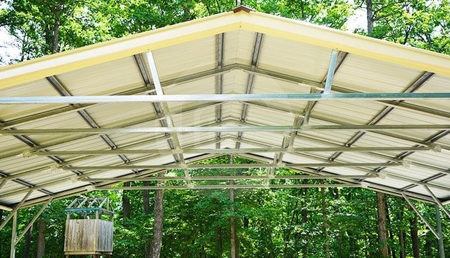 30x21 Vertical Roof Carport