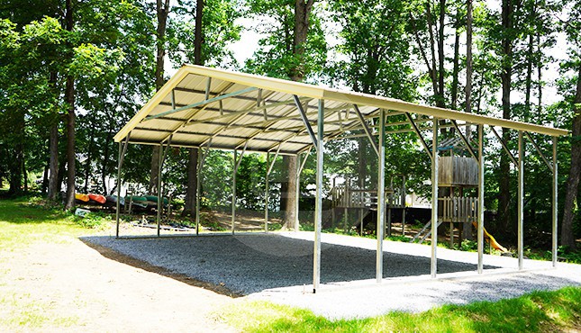 30x21 Vertical Roof Carport