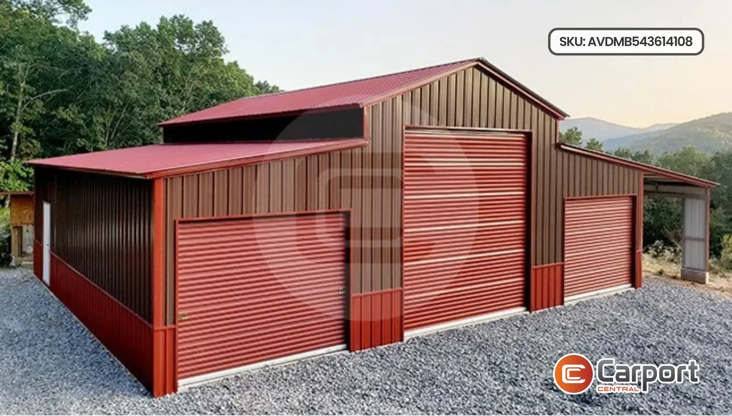 54'x36' Drop-Down Barn